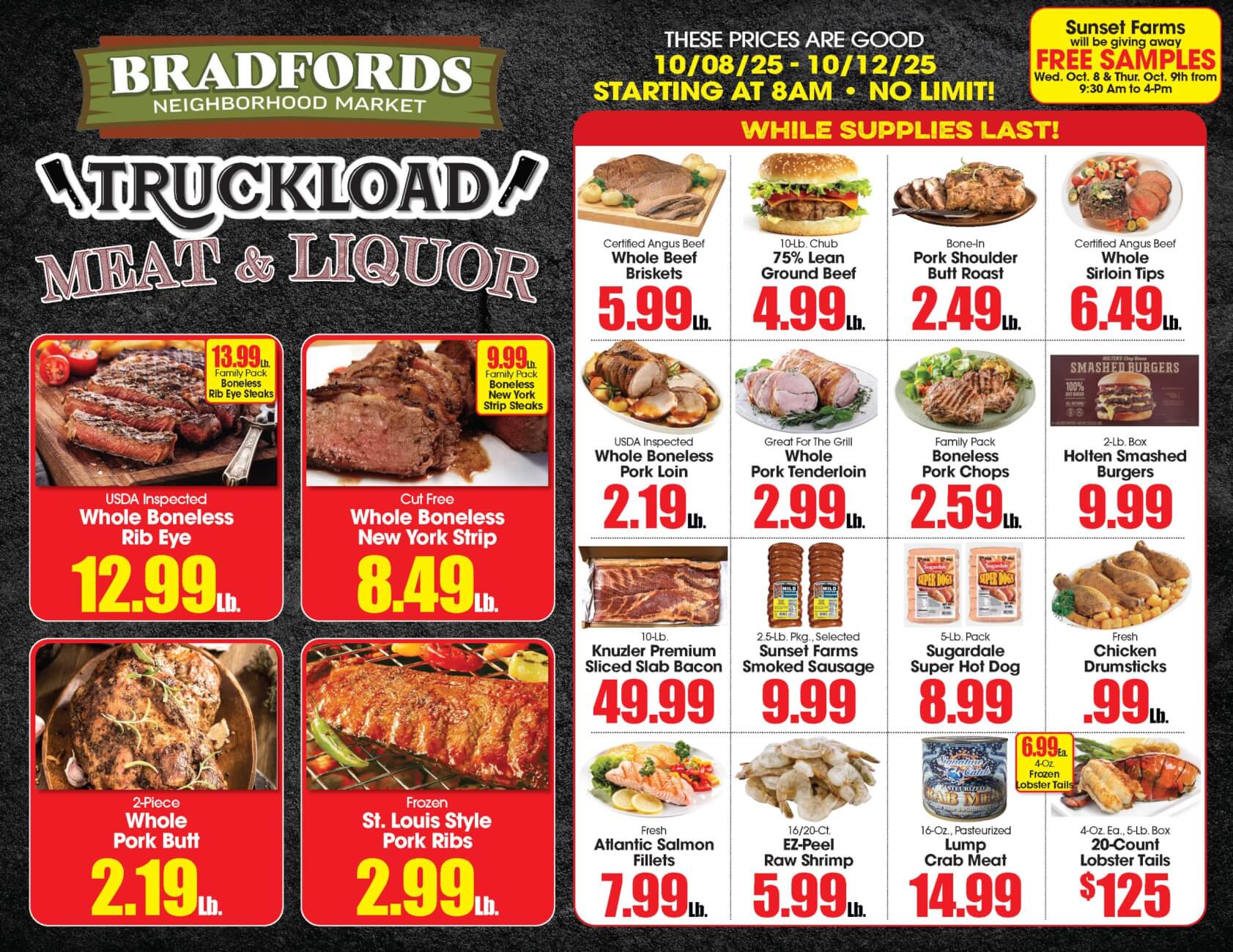 100825 Bradfords TL MeatSale Page 1